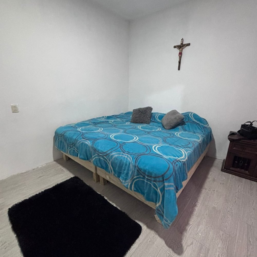 Bedroom in the Oaxaca accommodation